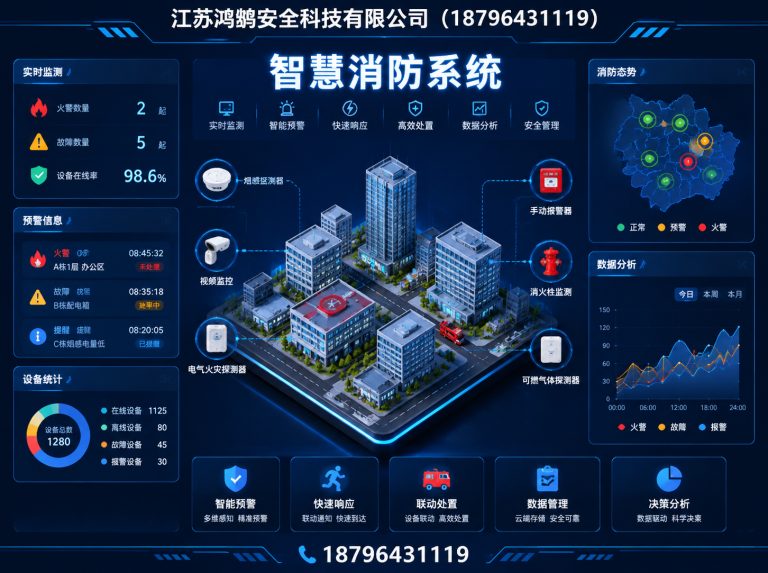 鞍山智慧消防系统展示图